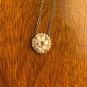Swarovski Crystal sterling silver necklace